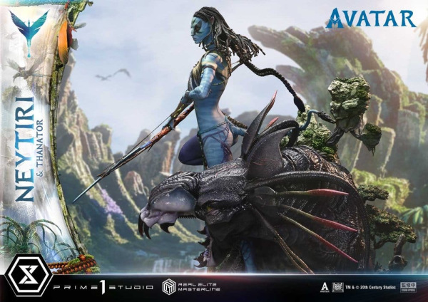 Avatar (Film) Real Elite Masterline Series Statue 1/4 Neytiri & Thanator 75 cm 12