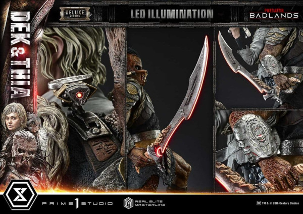 Predator Real Elite Masterline Statue 1/3 Badlands Dek & Thia DX Bonus Version 87 cm 13