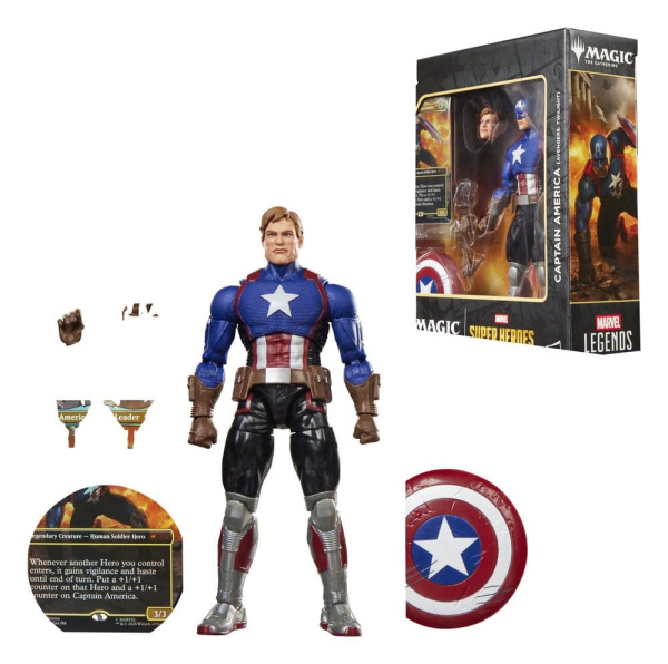Magic The Gathering: Marvel Super Heroes Marvel Legends Action Figure Captain America (Avengers: Twi 2