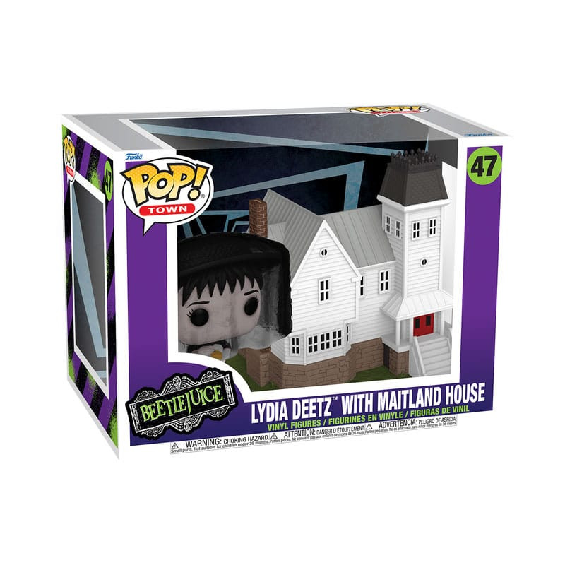 Beetlejuice POP! Town Vinyl Figure Lydia Deetz with Maitland House 9 cm 1