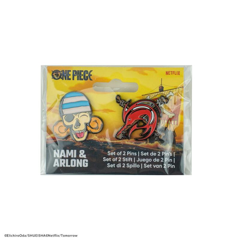 One Piece Pins 2-Pack Nami & Arlong