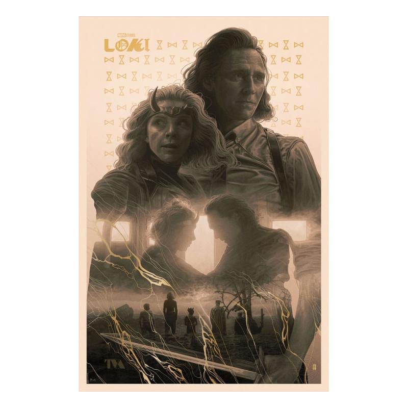 Marvel: Loki & Sylvie For All Time. Always. 41 x 61 cm Art Print - Sideshow Collectibles
