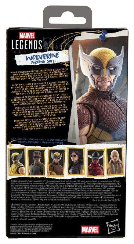Deadpool & Wolverine Marvel Legends Action Figure Wolverine (Brown Suit) 15 cm 1