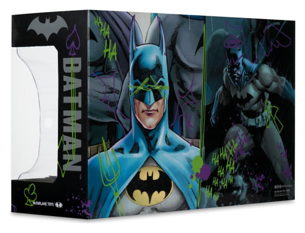 Batman DC Direct Mini Replica 1/3 2-pack Batman Cowls Hush & Knightfall (Jokerized) (Gold Label) 18 6