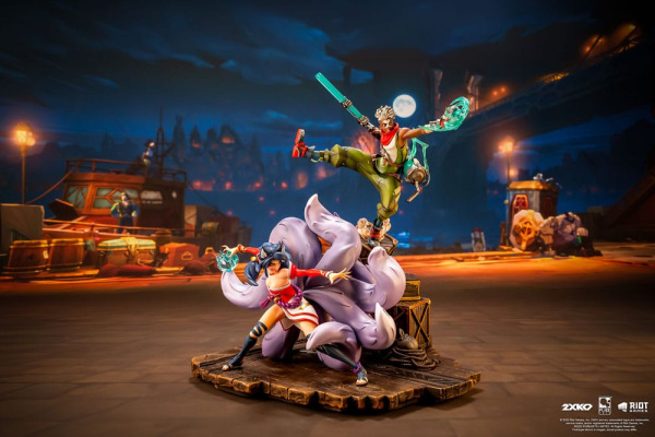 League of Legends Statue 1/10 2XKO Ekko & Ahri Diorama 30 cm