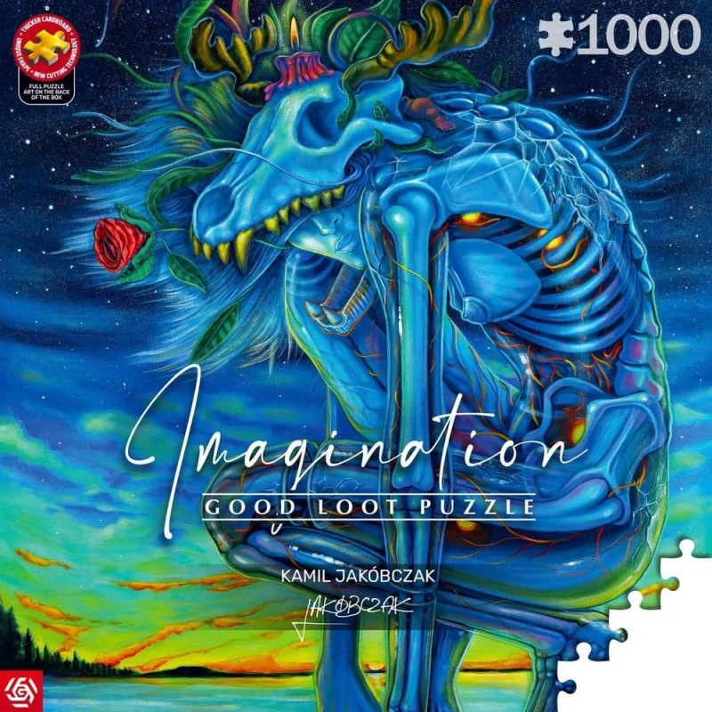 Imagination Series Puzzle Kamil Jakóbczak Bialy Wilk (1000 pieces) 1
