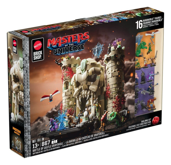 Masters of the Universe Mattel Brick Shop Construction Set Castle Grayskull 2