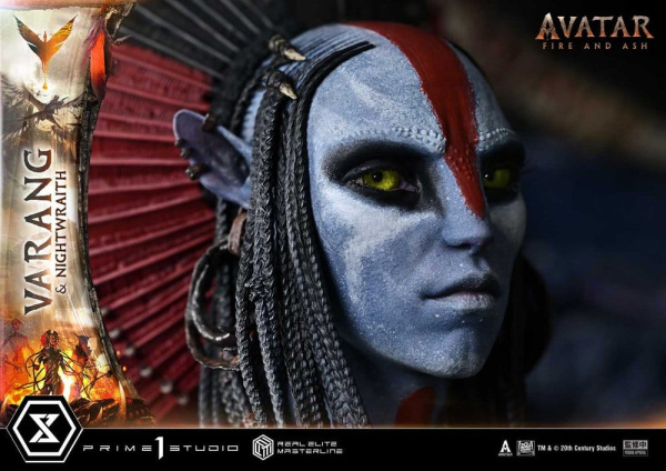 Avatar: Fire and Ash (Film) Real Elite Masterline Series Statue 1/4 Varang & Nightwraith Avatar Lega 12