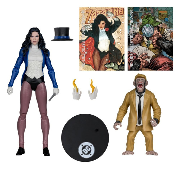 DC Multiverse McFarlane Action Figure Zatanna with Detective Chimp Collector Edition #53 18 cm 11