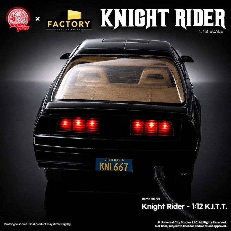 Knight Rider Action Figure 1/12 K.I.T.T. with Michael Knight 3