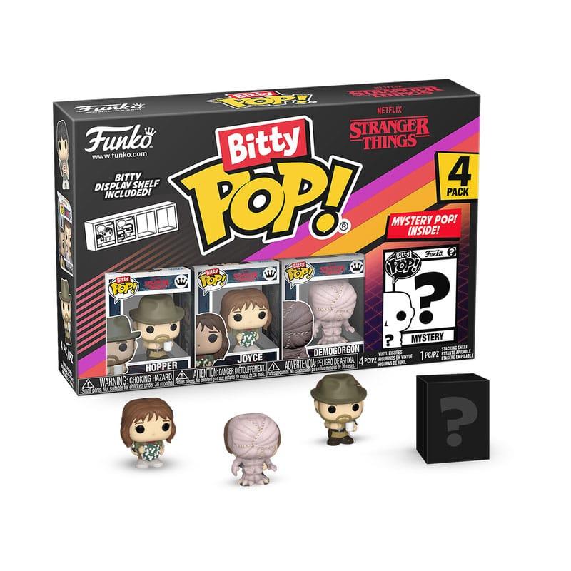 Stranger Things Bitty POP! Vinyl Figure 4-Pack Hopper 2,5 cm