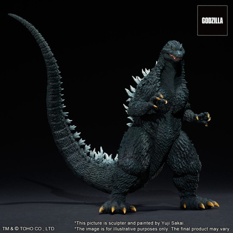 Godzilla against Mechagodzilla 2002 TOHO Yuji Sakai Modeling Collection PVC Statue Godzilla Battle i 2