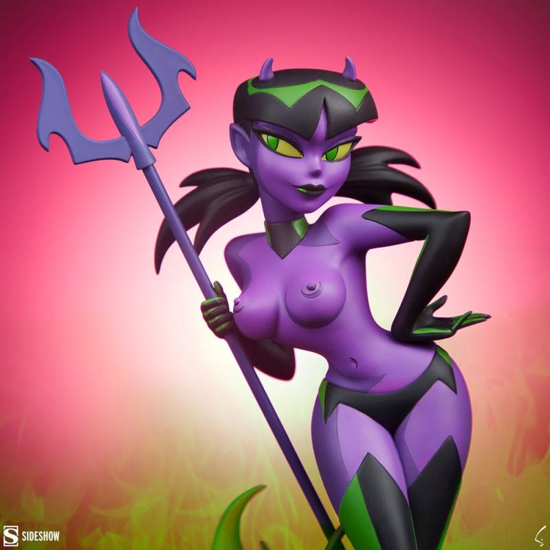 Original Artist Series Statue Devil Girl (Purple and Green Variant) 30 cm 2