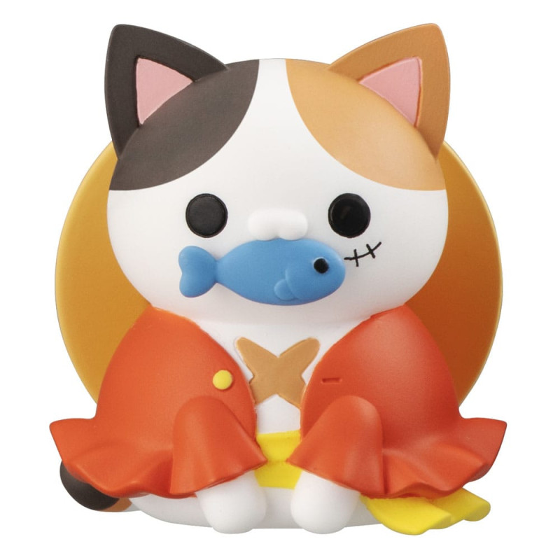 One Piece Mega Cat Project Trading Figure 3 cm NyanPieceNyan! I'm gonna be king of Paw-rates Vol. 1 1