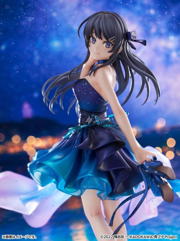 Rascal Does Not Dream of Bunny Girl Senpai PVC Statue 1/7 Mai Sakurajima Starry night sky Ver. 25 cm 9