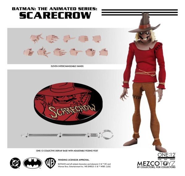 Batman: The Animated Series One:12 Collective Action Figure Scarecrow 17 cm 2