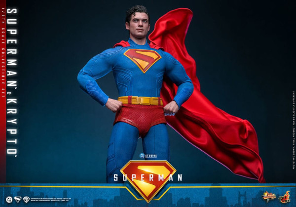 Superman (2025) Movie Masterpiece Action Figure 1/6 Superman & Krypto 33 cm 13