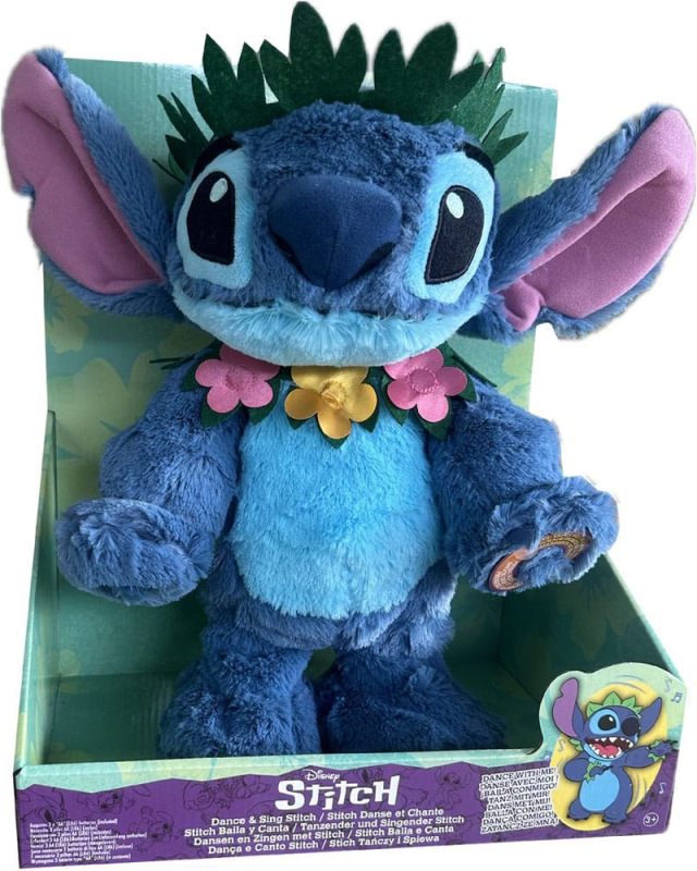 Lilo & Stitch Plush Figure with Dance and Sing Feature Stitch 38 cm 1