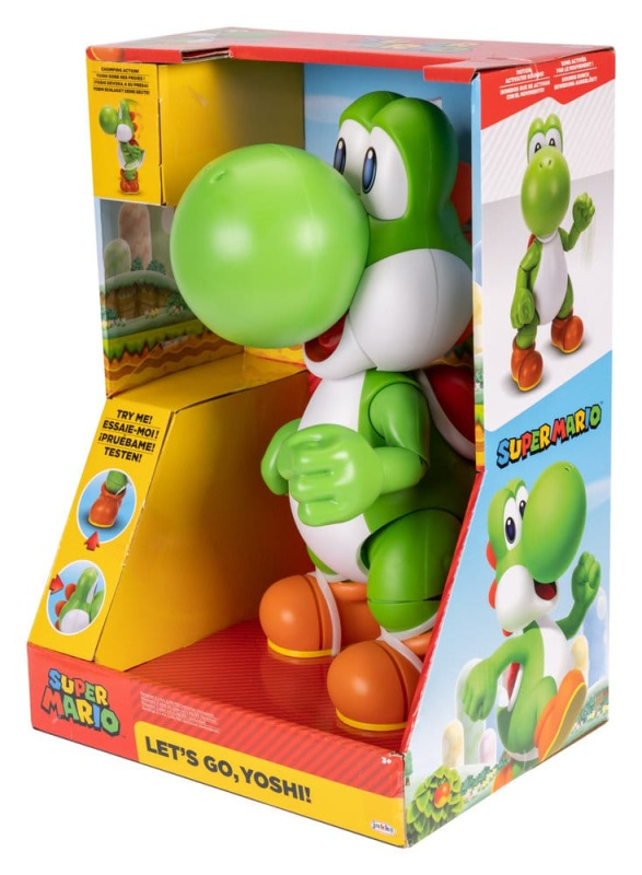 World of Nintendo Talking Action Figure Let's Go! Yoshi! 36 cm 4