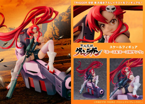 Tengen Toppa Gurren Lagann PVC Statue Yoko & Yoko M Ttank 25 cm 12