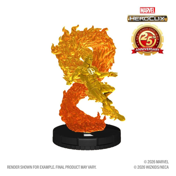 Marvel HeroClix: 25th Anniversary Figure Human Torch 5 cm 1