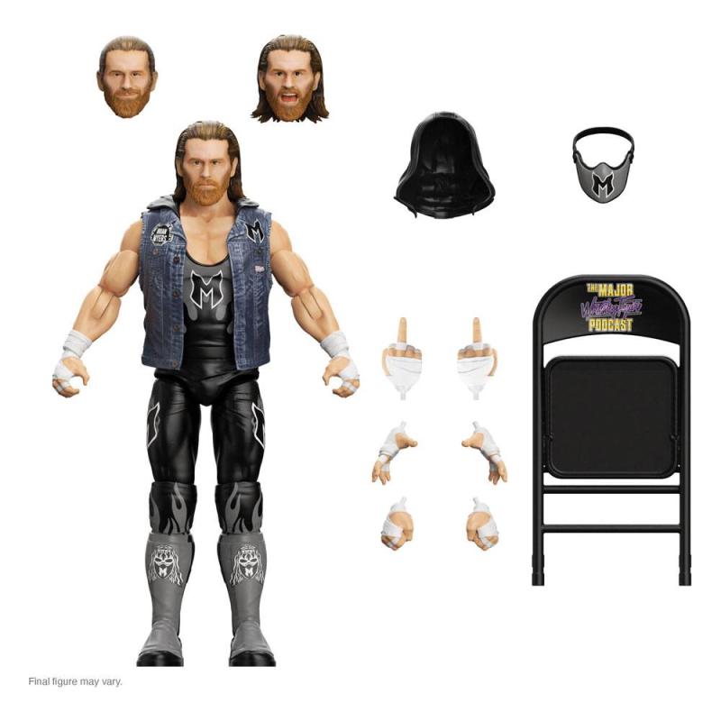 Major Wrestling Podcast Ultimates Action Figure Wave 2 Brian Myers (Most Professional Wrestler) 18 c