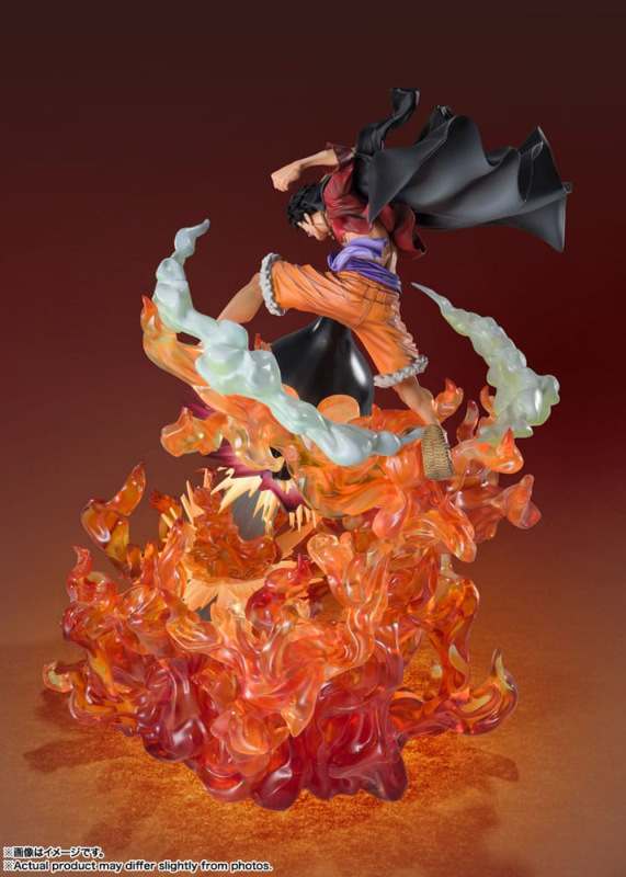 One Piece FiguartsZERO PVC Statue (Extra Battle) Luffy Red Roc 45 cm 4