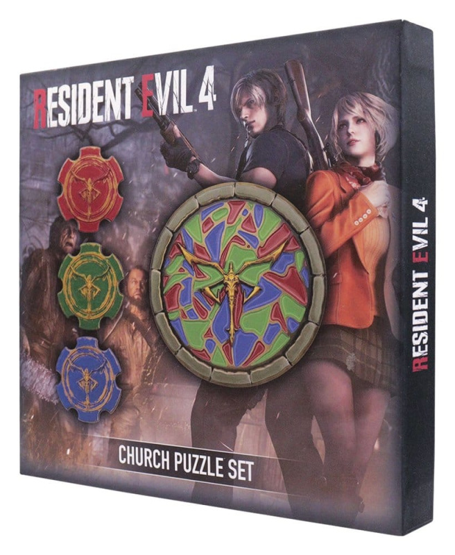 Resident Evil 4 Replica Church Puzzle Medallion Set 6