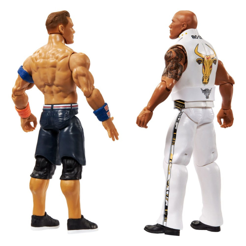 WWE Main Event Showdown Action Figures The Rock Final Boss vs John Cena 2-Pack 15 cm 5