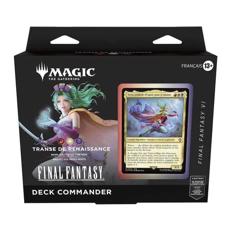 Magic the Gathering Final Fantasy Commander Decks Display (4) french 2