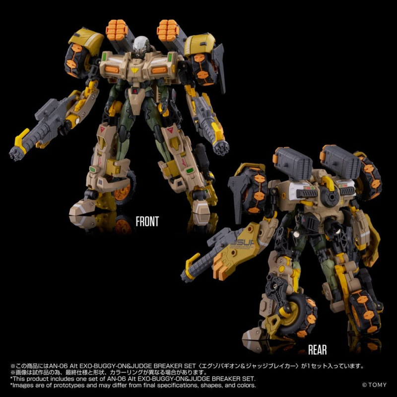 Altered Nano AN-06 Action Figure Alt Exo-Buggy-On & Judge Breaker Set 16 cm 1