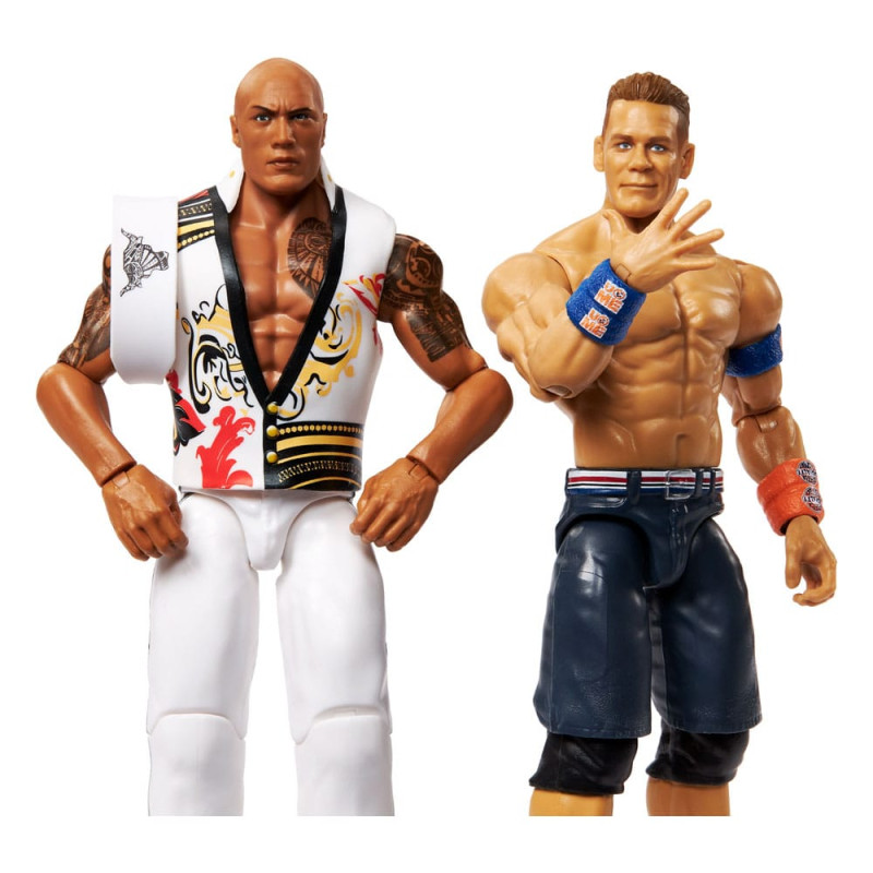 WWE Main Event Showdown Action Figures The Rock Final Boss vs John Cena 2-Pack 15 cm 4