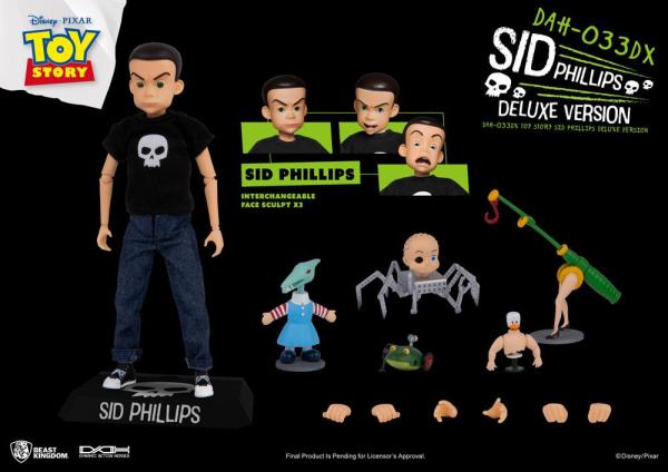 Toy Story Dynamic 8ction Heroes Action Figure Sid Phillips Deluxe Version 14 cm