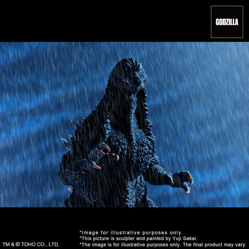 Godzilla against Mechagodzilla 2002 TOHO Yuji Sakai Modeling Collection PVC Statue Godzilla Battle i 8