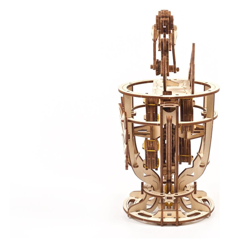 Ugears 3D Wooden Puzzle Automaton Cyclist 2
