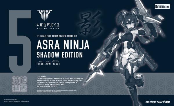 Megami Device Plastic Model Kit 1/1 Asra Ninja Shadow Edition 14 cm