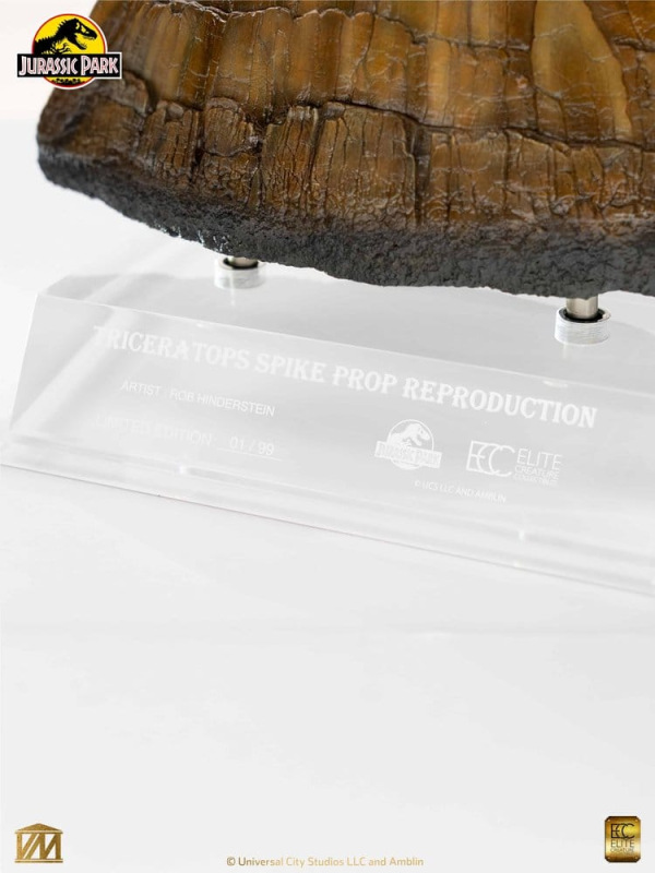 Jurassic Park Statue Triceratops Spike Prop (Reproduction) 19 cm 2