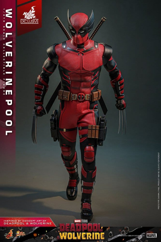 Deadpool & Wolverine Movie Masterpiece Action Figure 1/6 Wolverinepool Hot Toys Exclusive 31 cm 14