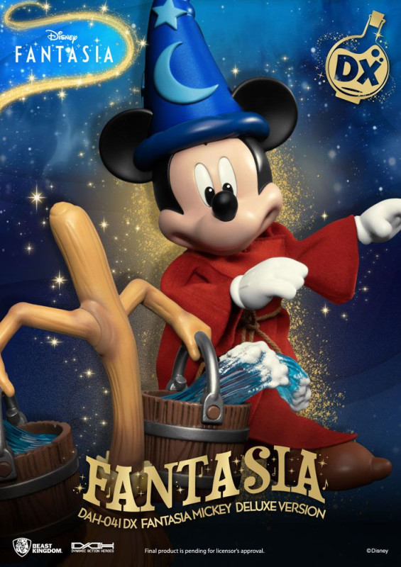 Disney Classic Dynamic 8ction Heroes Action Figure 1/9 Mickey Fantasia Deluxe Version 21 cm 6