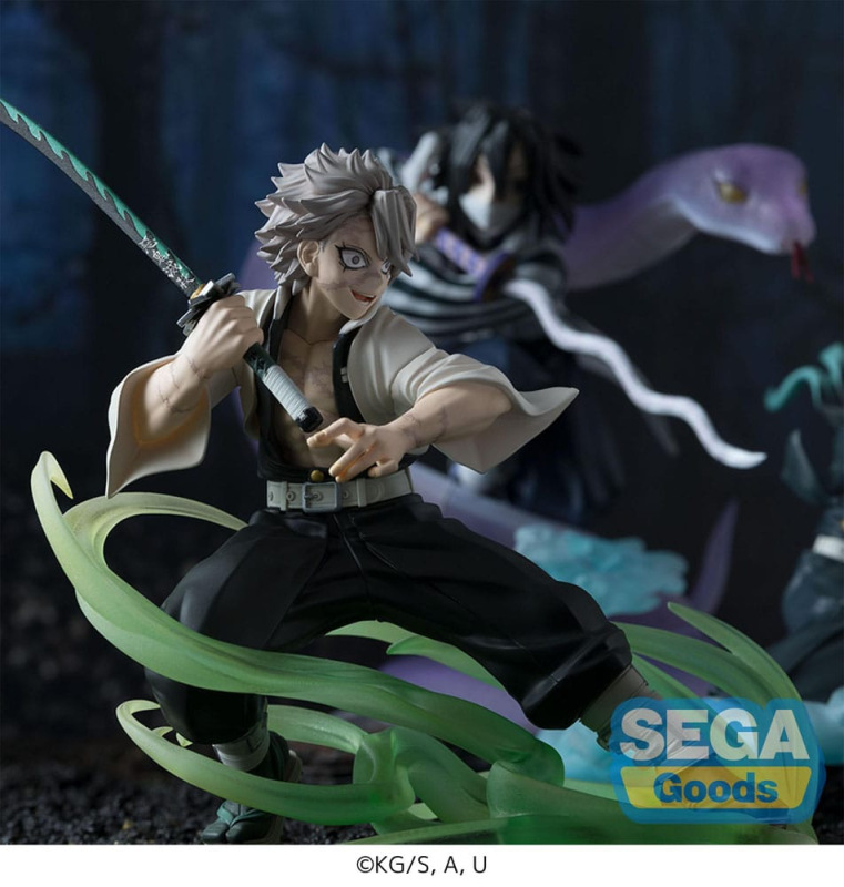 Demon Slayer: Kimetsu no Yaiba Xross Link Anime PVC Statue Sanemi Shinazugawa Hashira Training Arc 1 4