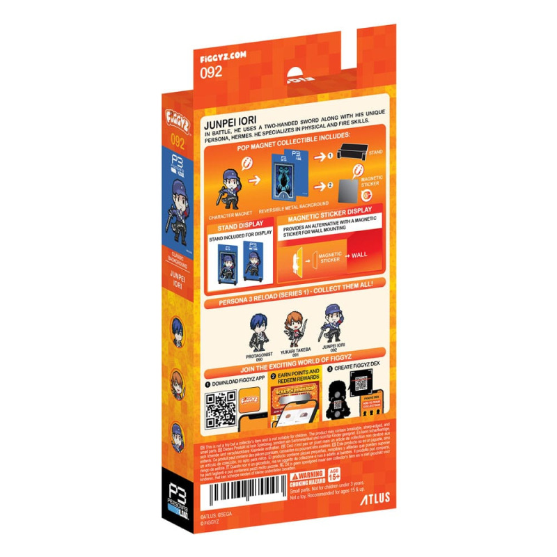 Persona 3 Reload FiGGYZ Magnet Collectible Junpei Iori 11 cm 2
