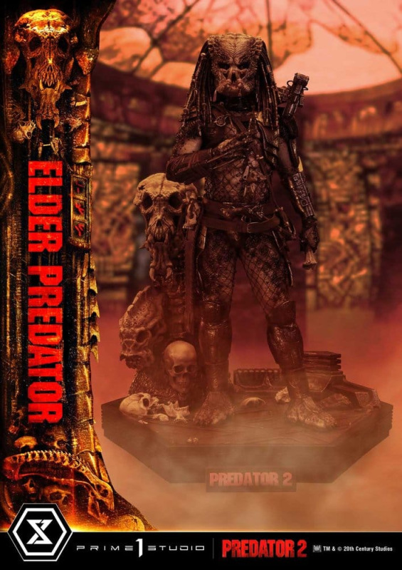 Predator 2 (Film) Museum Masterline Statue 1/3 Elder Predator 94 cm 2