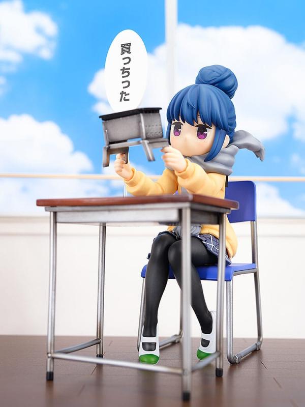 Laid-Back Camp PVC Statue 1/7 Rin Shima: Look What I Bought Ver. 14 cm 6