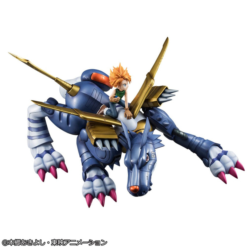 Digimon Adventure Precious G.E.M. Series PVC Statue Metal Garurumon & Ishida Yamato 30 cm 13