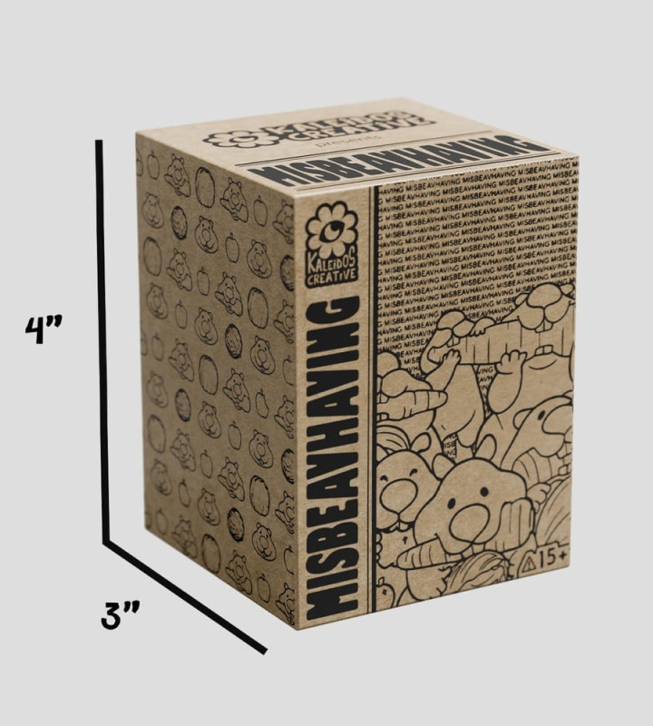 MisBEAVhaving Mini Figures S1 5 cm Blind Box Display (6) 8