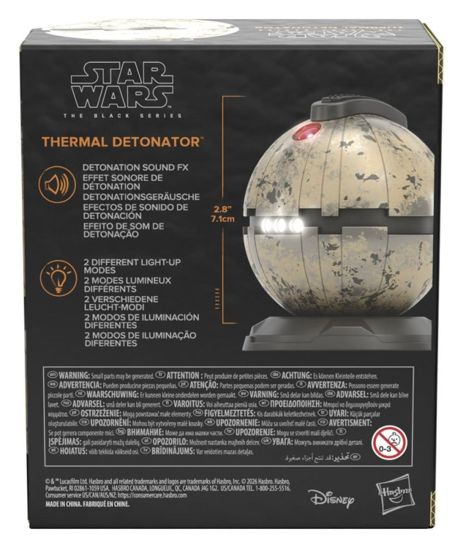 Star Wars Episode VI Black Series Electronic Thermal Detonator 2