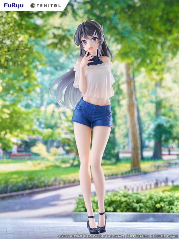 Rascal Does Not Dream of Bunny Girl Senpai Tenitol PVC Statue Mai Sakurajima 29 cm