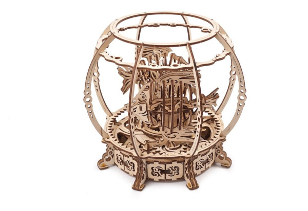 Ugears 3D Wooden Puzzle Mechanical Aquarium 3