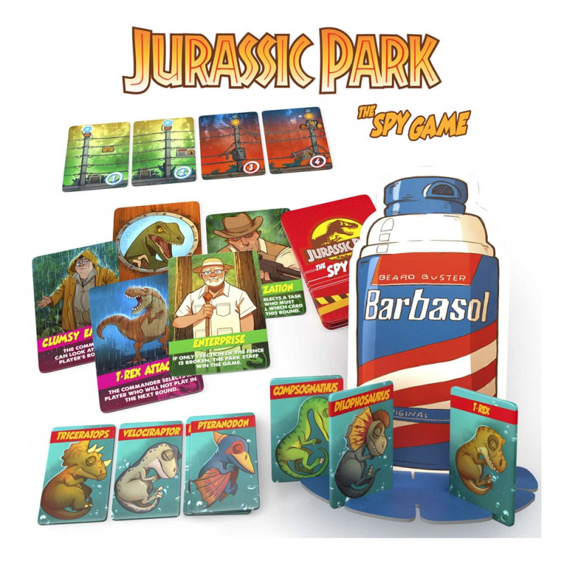 Jurassic Park Hidden Role Game The Spy Game *English Version* 2