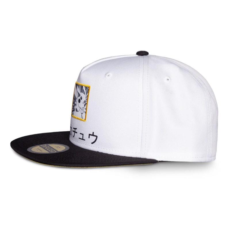 Pokémon Snapback Cap Pikachu Black, White, Yellow